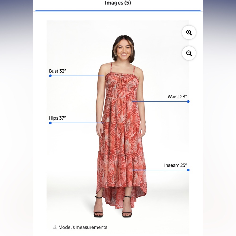 No Boundaries Ruffle High Low Dress - Picture 2 of 3